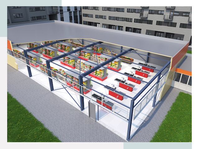 Строительство магазинов в Сатка от 621 руб. за м²