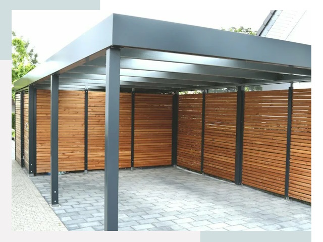 Навесы для парковки в Сатке