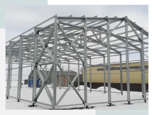 Каркасные ангары в Сатке