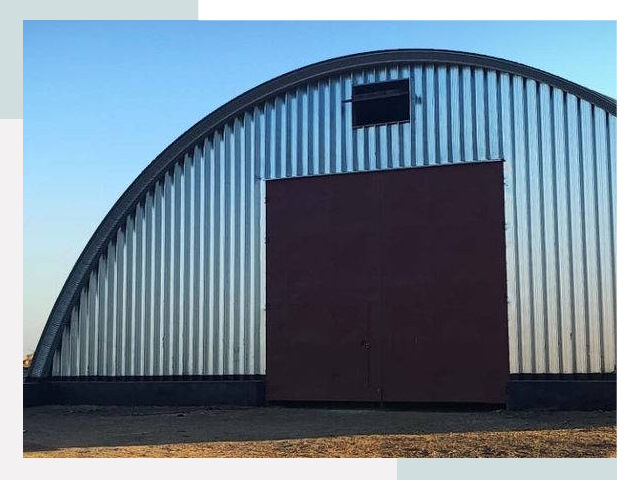 Бескаркасные ангары в Сатке