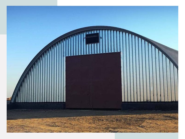 Арочные ангары в Сатке
