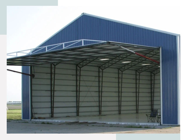 Прямо стенные ангары в Сатке