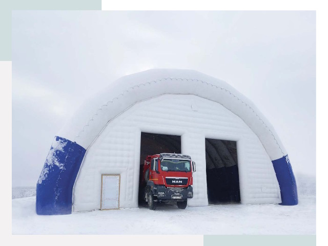 Мобильные ангары в Сатке