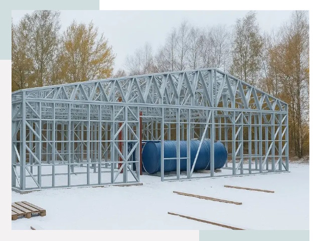 Металлические ангары в Сатке