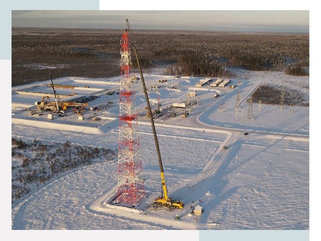 Мачты связи в Сатке