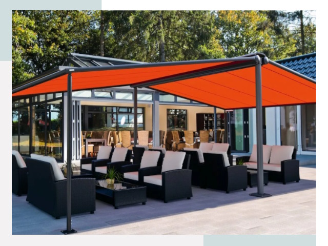 Навесы для кафе и ресторанов в Сатке