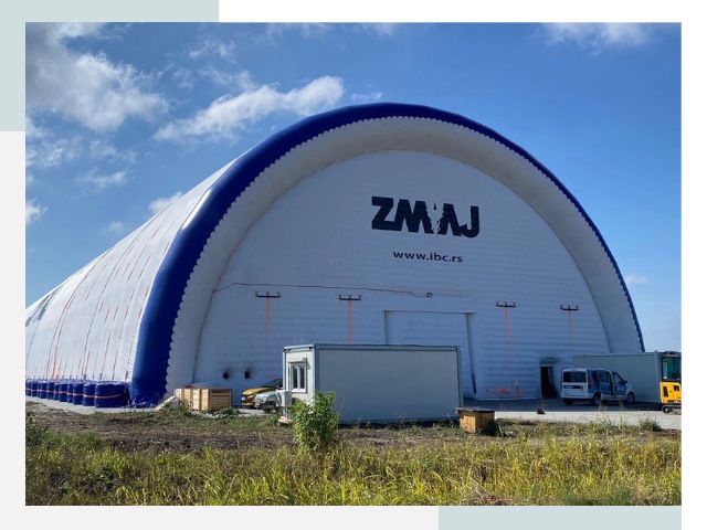 Брендирование ангаров в Сатке